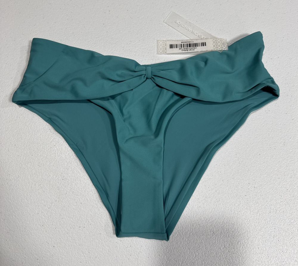 Devon Windsor Amari Bikini Bottom Womens S Swimwear Teal Beach Pool Boat Cruise